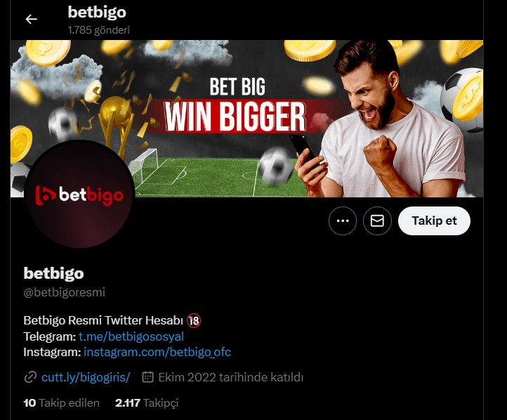 Betbigo Twitter